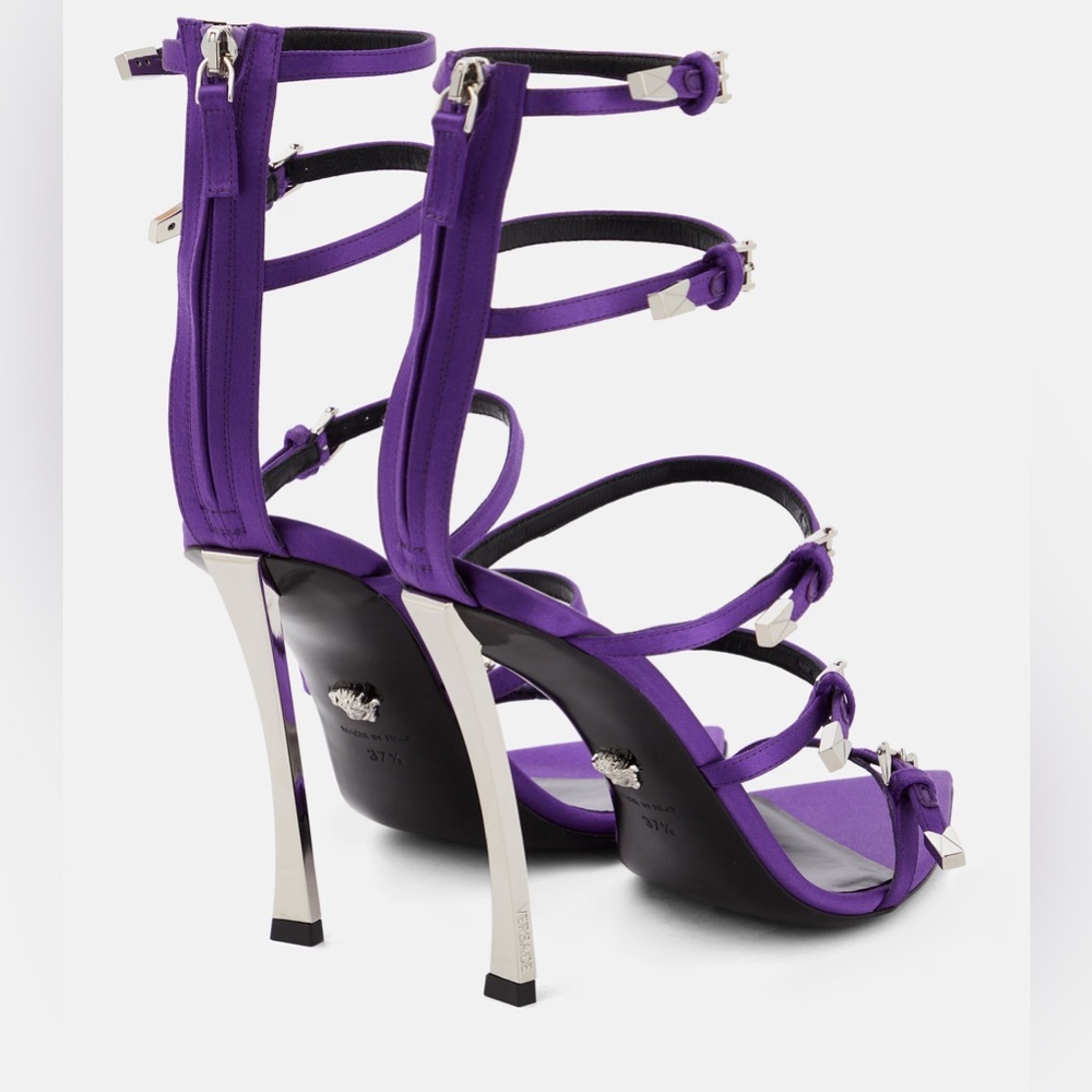 VERSACE SANDAL HEELS - Picture 2 of 14